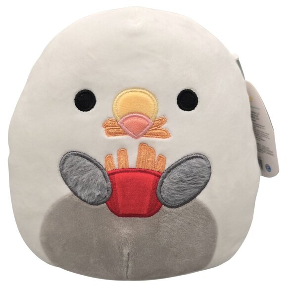 Squishmallows 8" Seagull Steve Cedar Point Check-In Series 1 Plush Fries - Picture 2 of 14